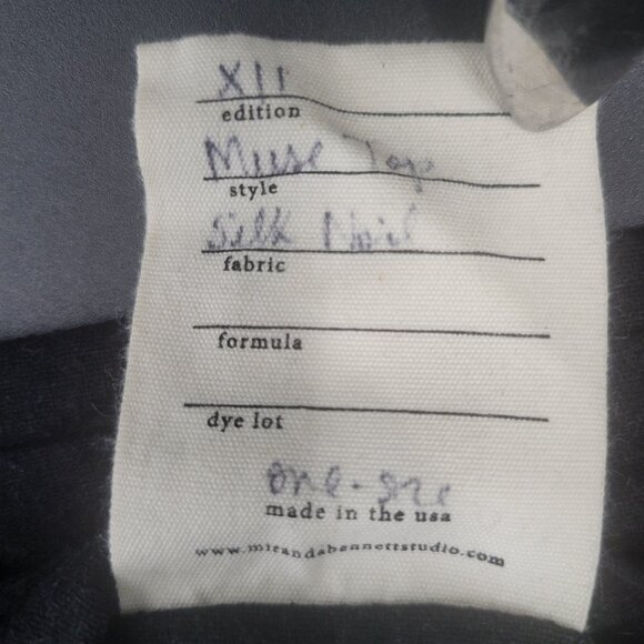 Miranda Bennett Silk V-Neck Top - Picture 7 of 11